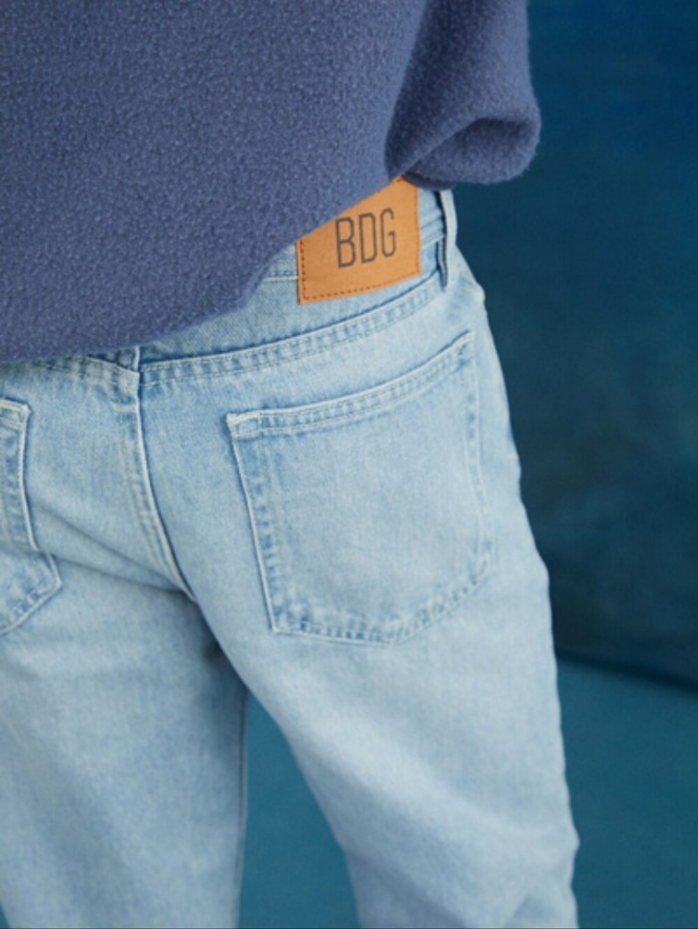 BDG Pale Blue  Vintage Slim Fit Jeans